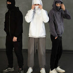 Zip-Up Double-Hooded Sweatshirt