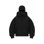 Zip-Up Double-Hooded Sweatshirt