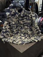 Men's Denim Dressed Button Up Jacket