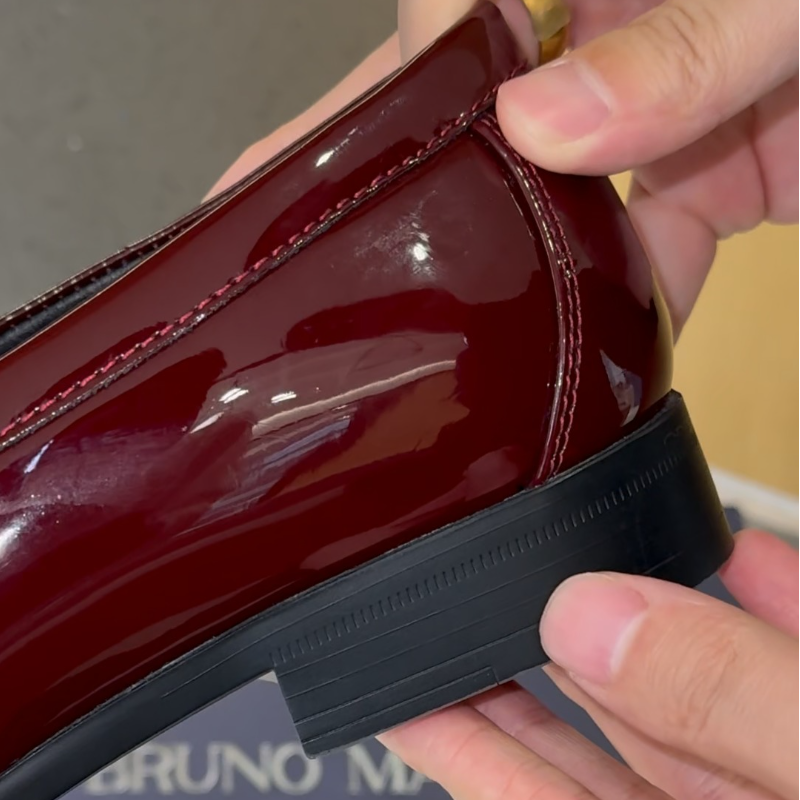 Burgundy & Black Velvet Loafers With Crest/Embossed Pattern