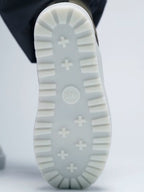 Olive Nubuck Boots With Foam Platform Sole