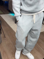 Light Grey Hoodie With Cozy Joggers Set