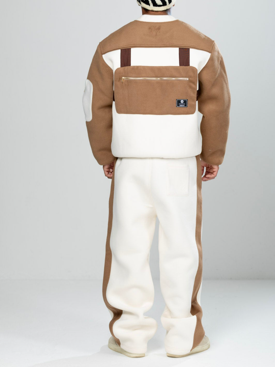 Wool Blended Cock Pants Set