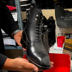 Men's Point-Toe Stud Ankle Boots