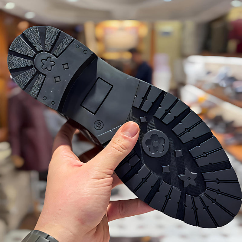 Men's Distressed Lace-up Martin Boots