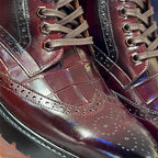 Men's Distressed Lace-up Martin Boots