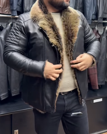 Men's Faux Fur Jacket