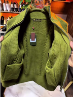 Knitted Zipper Jacket